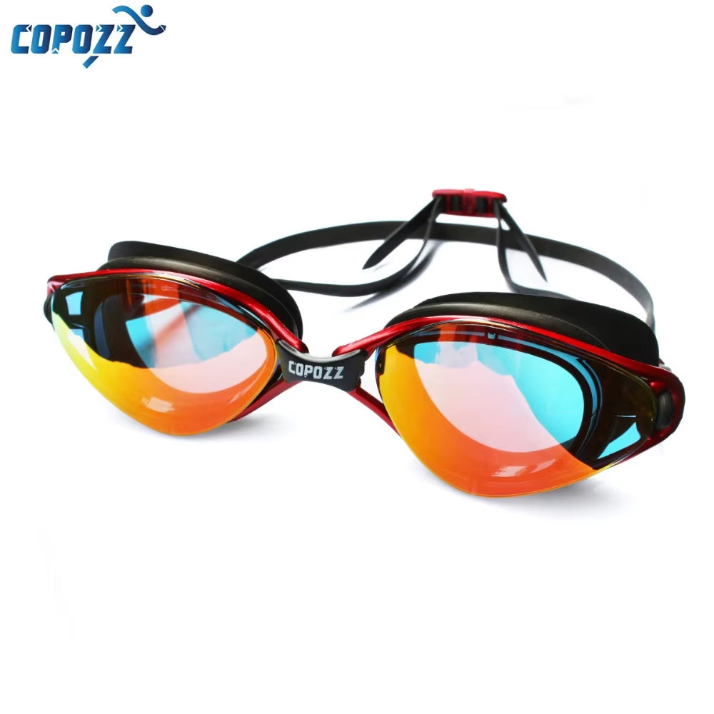 Professional Goggles Anti-Fog UV Protection Adjustable Swimming Goggles Men Women Waterproof Silicone Glasses Eyewear