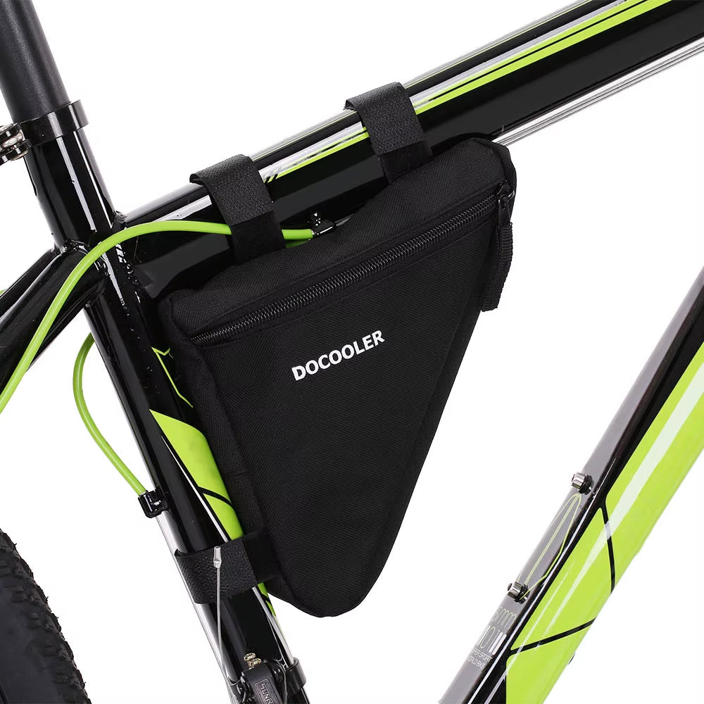 Docooler Triangle Cycling Bike Bicycle Front Saddle Tube Frame Pouch Bag Holder Outdoor Bag