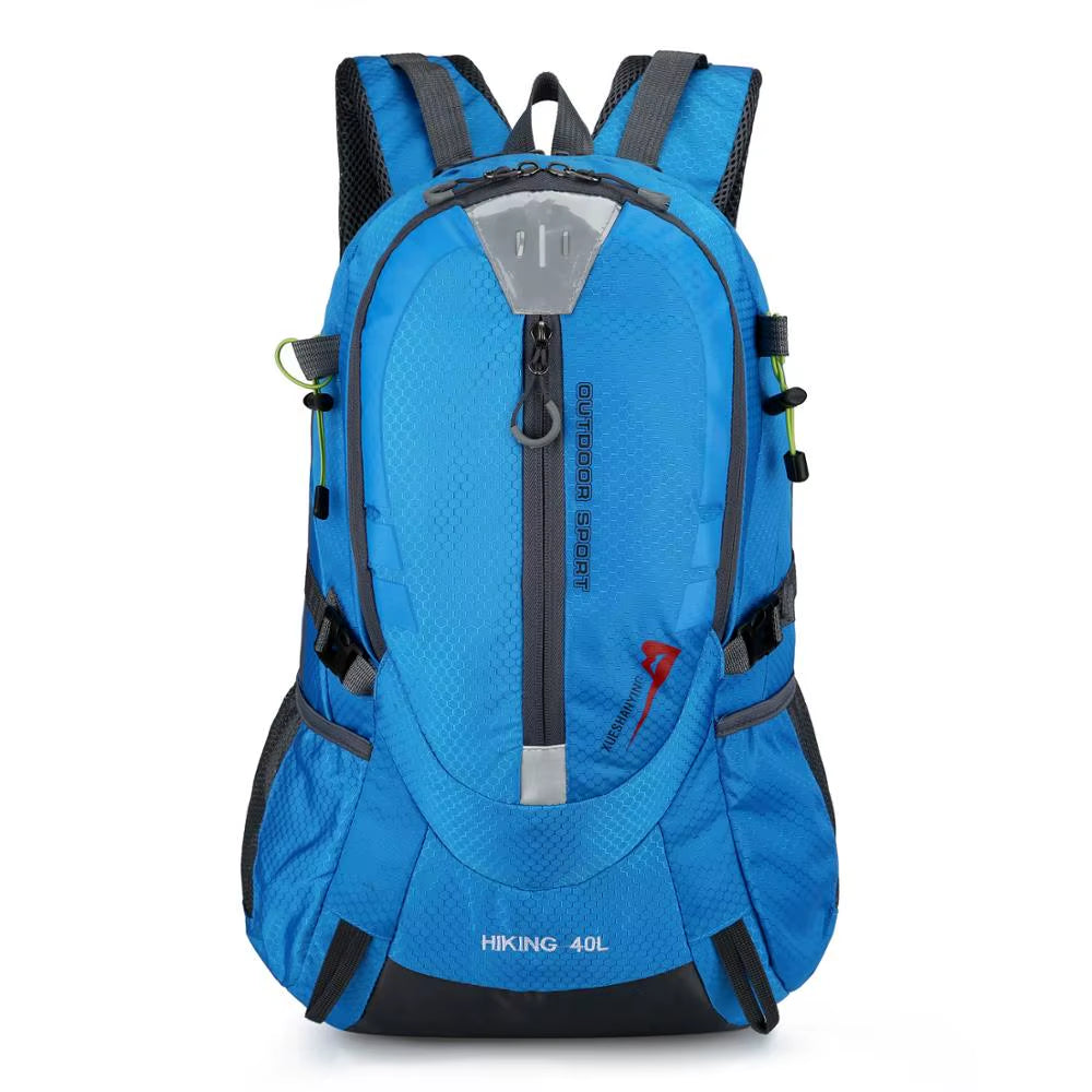 40L Climbing Waterproof Backpack Men Travel Designer Bag Pack Hiking Back Pack Unisex Outdoor Camping Backpacks Nylon Sport Bags
