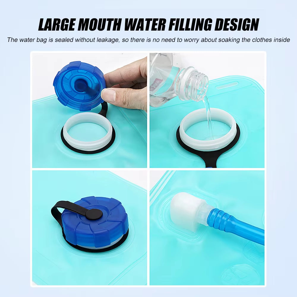 1Set Water Bladder for Hydration Pack Outdoor Bag Water Backpack Reservoirs Hiking Water Pouch Backpack Bladder Running